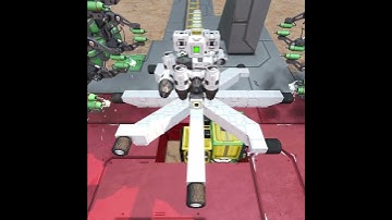 Mine Collector Drone Printing - Space Engineers #Shorts