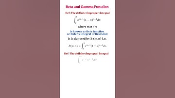 Beta and gamma function | Definition | mathematics #maths #engineering