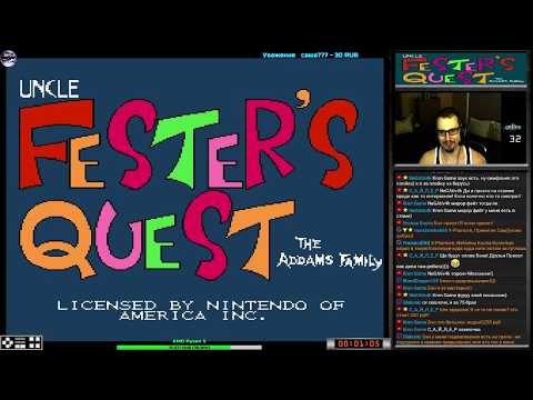 Festeru0027s Quest прохождение [No Death] (U) | Игра на (Dendy, Nes, Famicom, 8 bit) 1989 Стрим RUS