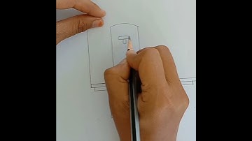 easy shivling drawing with scale #shorts #ytshorts  #viral #trending #mahadev #shivling #drawing