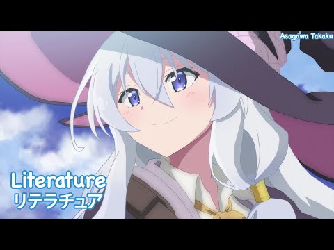 【Lyrics AMV】Majo no Tabitabi OP Full Ver 2 〈 Literature - Reina Ueda〉