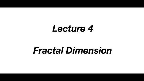 Computer Graphics | Fractal Dimension | Lecture 4.4 | M.Sc.| Nagpur University|Vijeet Meshram