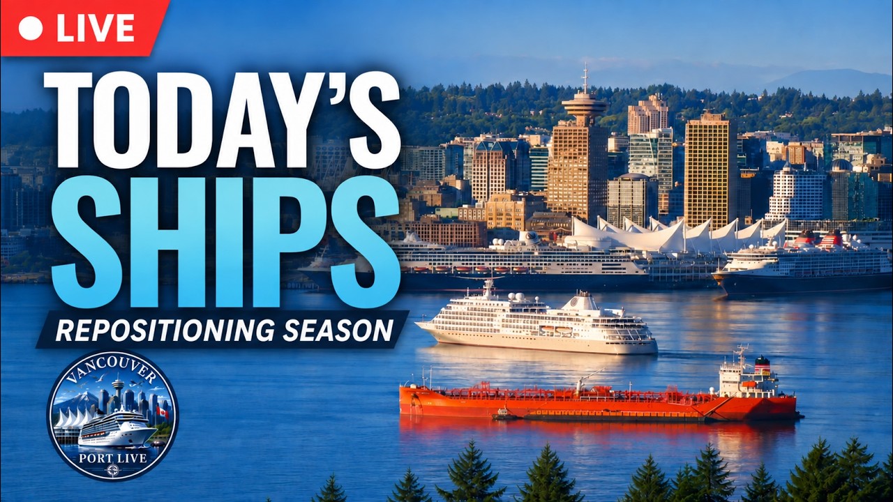 Vancouver Cam | Disney Wonder | Norwegian Jade | Ritz Carlton Luminara | Canada Place | Sept 20