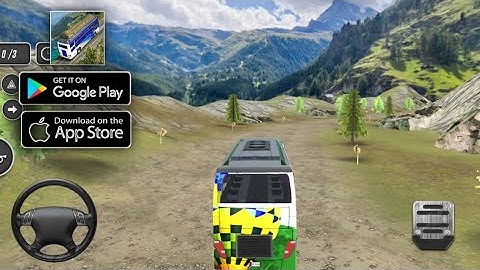 Offroad Bus Simulator Games 3D Gameplay Walkthrough Part 1 - (Android, iOS) #busgame