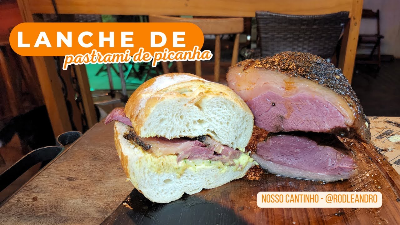 Como fazer lanche delicioso de Pastrami com Picanha e molho de mostarda