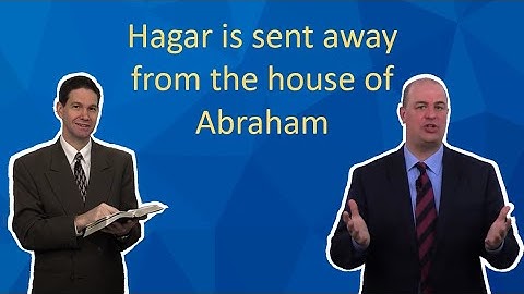 Hagar is sent away from the house of Abraham