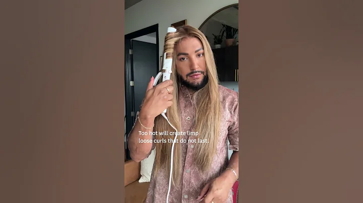 Tips for Curling Long Hair feat. T3 SinglePass Curl Curling Iron | T3 #SHORTS