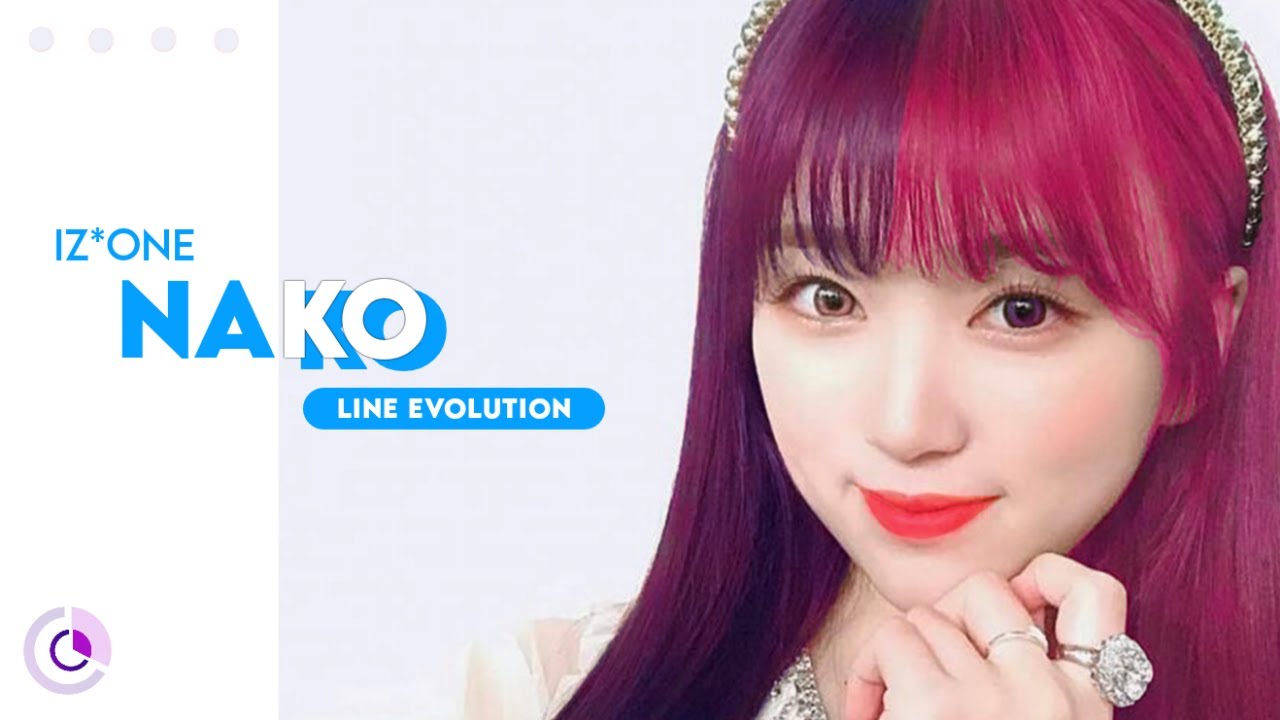 IZ*ONE (아이즈원) & Produce 48 - NAKO (야부키 나코) ( Line Evolution ) (2018 - 2021)