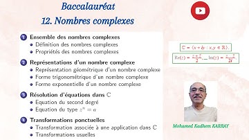 BAC #12 | Nombres complexes: Filière générale et Expertes | Cours PDF et Méthodes Pratiques