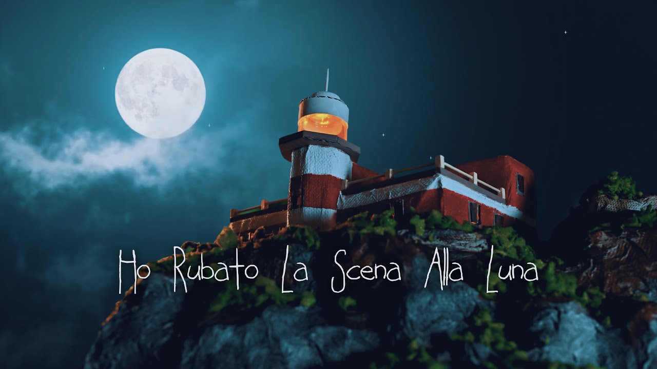 Ho Rubato La Scena Alla Luna - Stop Motion Animation (With BTS)