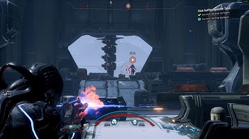 Gameplay Snippet of Mass Effect: Andromeda on Linux via Lutris/Wine