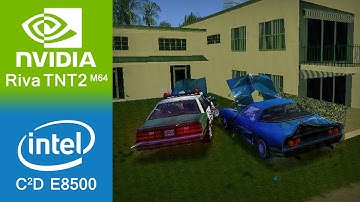 Grand Theft Auto Vice City Gameplay NVIDIA Riva TNT2 M64