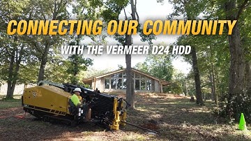 Building connections for kids with the #Vermeer D24 HDD
