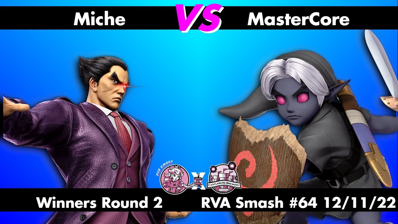 RVA Smash 64 Miche (Kazuya) vs MasterCore (Young Link) Winners R2