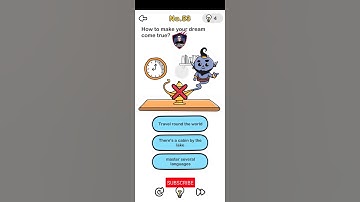 Brain Out Level 53 How to make your dream come true? Game Play And Solutions