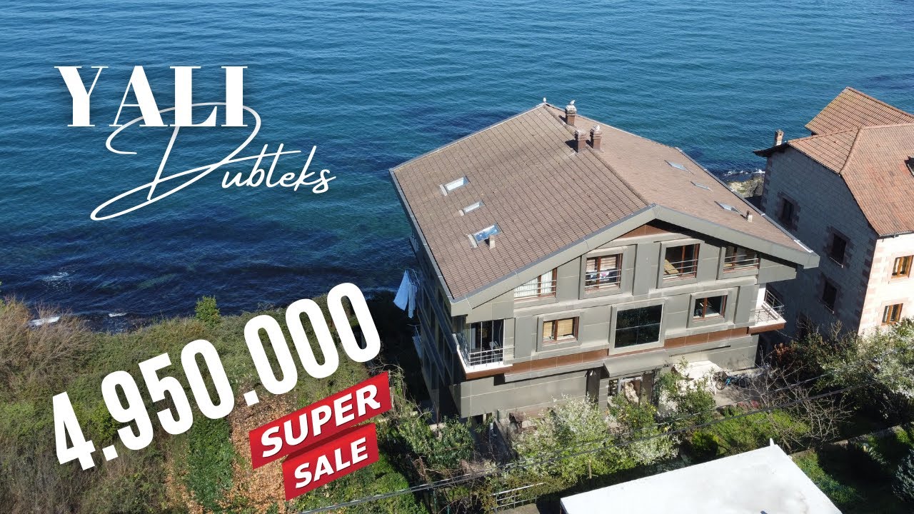 ❌ SATIŞTA DEĞİLDİR MUHTEŞEM YALI DAİRESİ / DENİZE SIFIR KAYALIK ZEMİN ÜSTÜNDE / ORDU GÜZELYALI