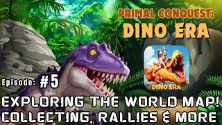 Primal Conquest: Dino Era - Getting started EP: 5 – Exploring the World Map! RSS, Rallies & More screenshot 3
