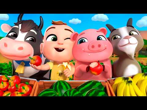 Apples, Bananas! What Do Animals Eat? | Nursery Rhymes & Kids Song
