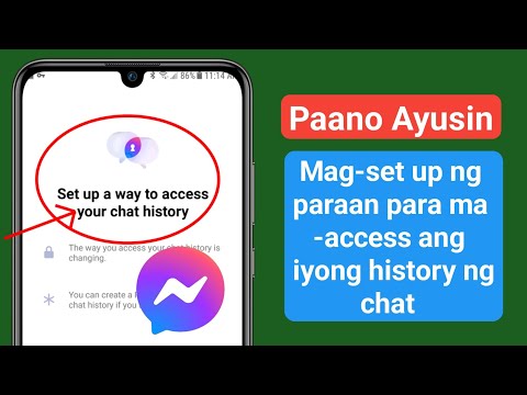 Paano Mag-set up ng Messenger ng Paraan Upang ma-access ang Iyong History ng Chat 2024