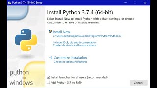 Python For Everybody: Installing python on a windows Computer