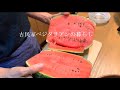 【古民家の暮らしVlog】旬のスイカを買いに/買出し/野菜市場/姫まくら/地元の野菜/vegetarian/water melon