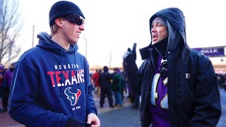 Texans Fan Trolls Ravens!