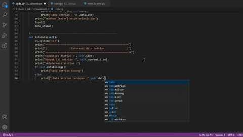 Tugas Project Akhir Struktur Data | Program Antrian Tiket Kereta Api