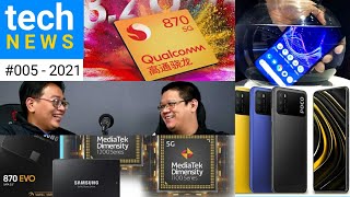 Snapdragon 870, Dimensity 1100-1200, SSD Samsung 870 EVO, Sharp, Poco M3: Jagat TechNews 2021 #5