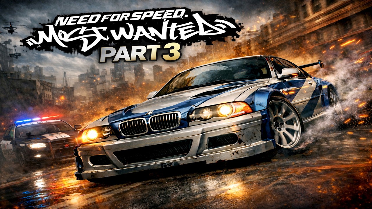 Need For Speed Most Watend Remasted 2005 Part.3  (PC FULL HD 60FPS)