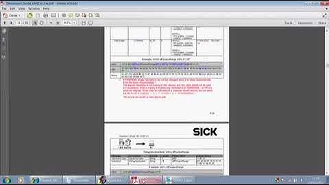 Request raw scan data LMS 1xx LMS2xx