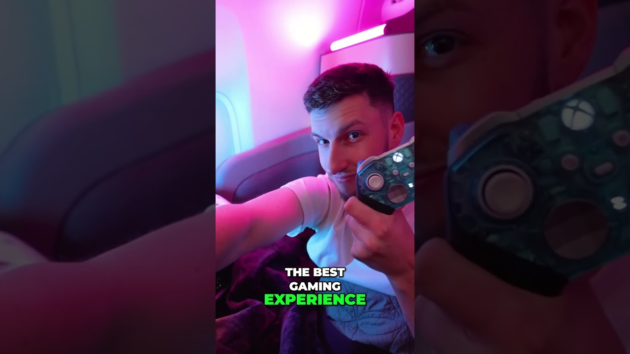 Qatar Airways: The Insane In-Flight Gaming Setup! 