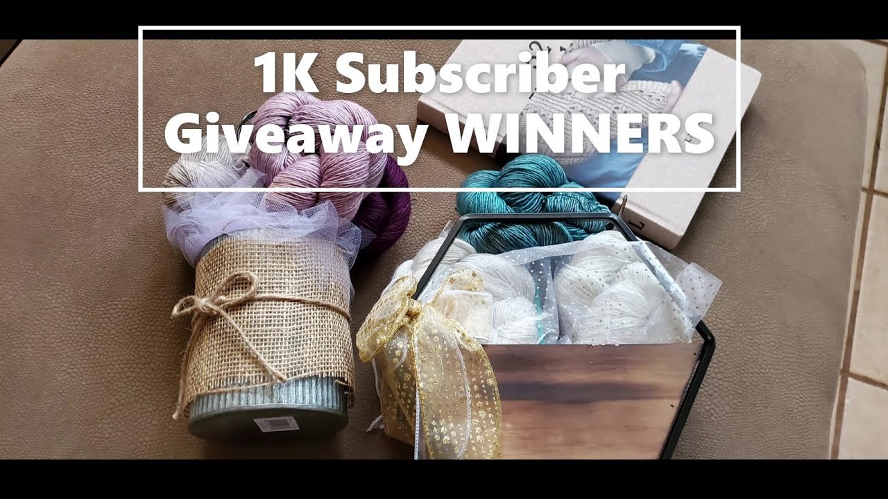 1K Subscriber Giveaway WINNERS - YouTube