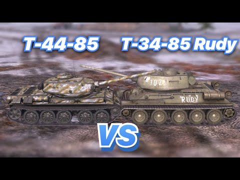 Видео: НА ЗАБИВ#58 | ЛУЧШИЕ ПРЕМЫ НА 7 УРОВНЕ | Т-44-85 VS Т-34-85 Rudy | WoT Blitz | Zlobina Liza