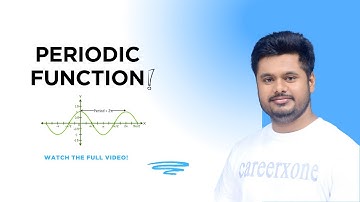 Periodic  function | Relation & function | Math | By Ranjeet jha Sir Careerxone Gondia. #jee #maths