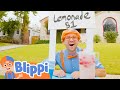 Blippi Makes A Lemonade Stand | Educational Videos For Toddlers