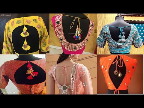 Trendy blouse tassels designs |tassels for blouse | simple latkan for ...