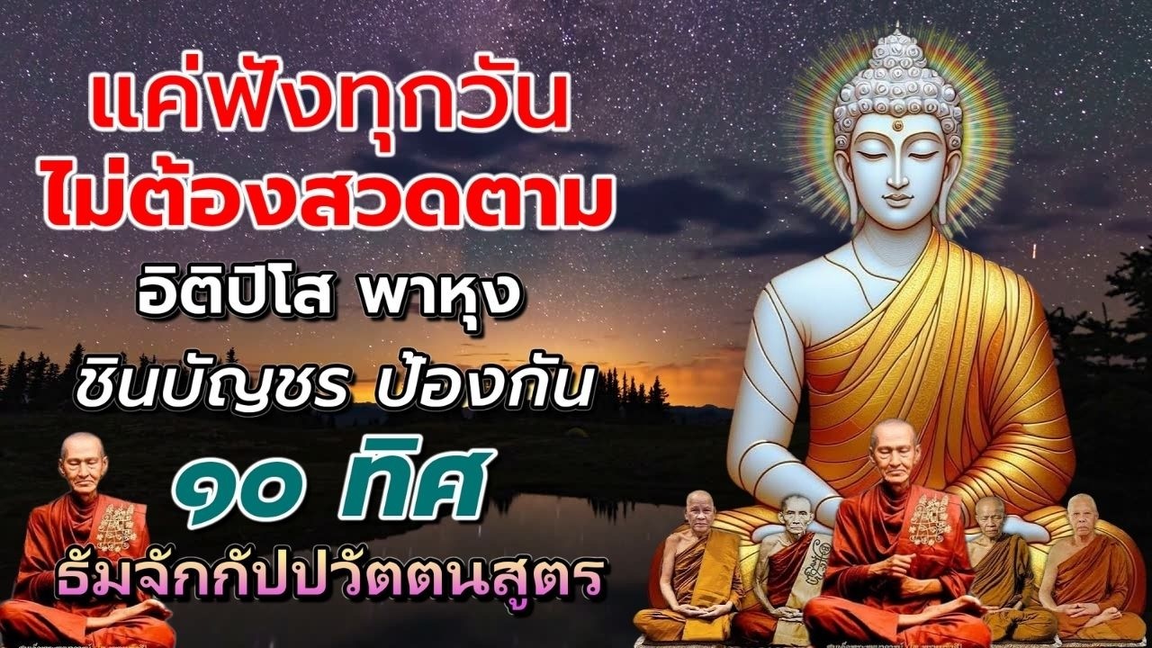 สวดมนต์เสริมดวง 🔆  เปิดทางทรัพย์  ชีวิตดีขึ้นทุกวัน