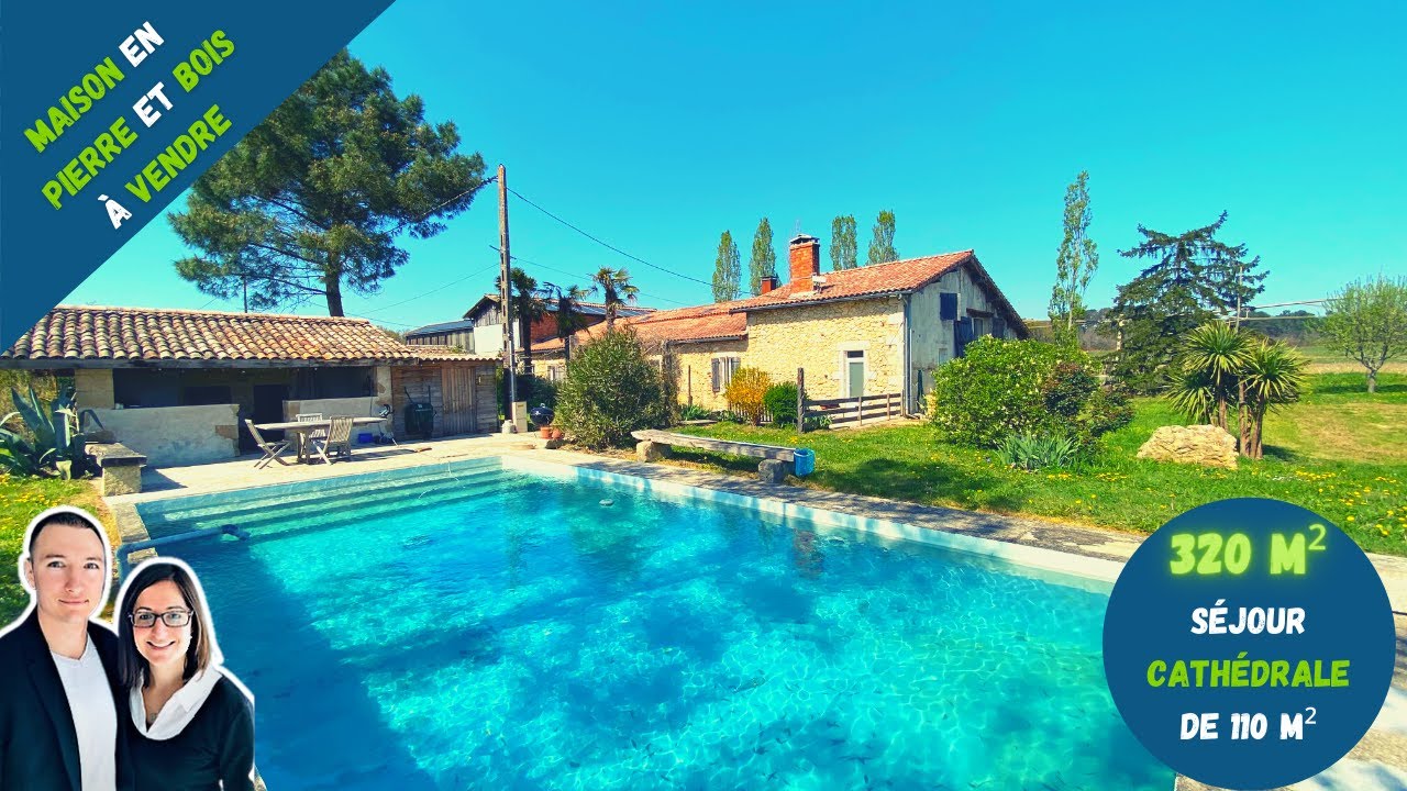 Maison atypique à vendre Gans 33430