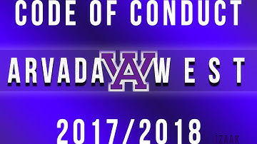 AWest Broadcasting - 08/24/17 Code of Conduct Video