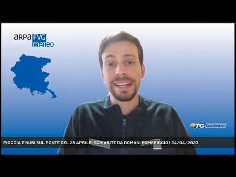 PIOGGIA E NUBI SUL PONTE DEL 25 APRILE: SCHIARITE DA DOMANI POMERIGGIO | 24/04/2023