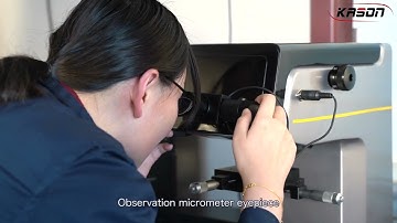 How to use Kason Auto-Turret Touch Screen Micro Vickers Hardness tester with 7 inch Screen