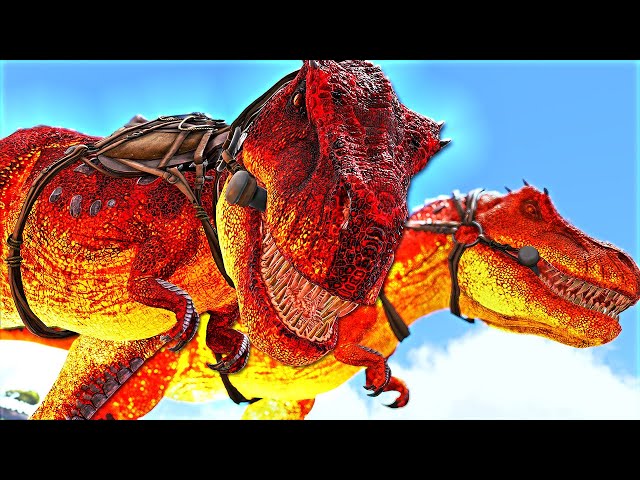 Im Going to BUILD an ARMY of SUPER OMEGA REXS! | ARK MEGA Modded #28