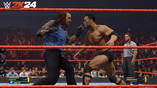 WWE 2K24 - The Undertaker vs. The Rock | Monday Night Raw