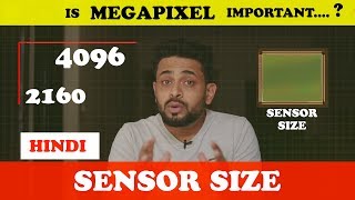 Megapixel Resolution Sensor explained in Hindi | Smartphone and DSLR