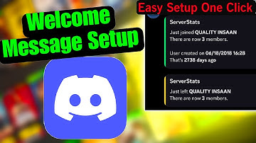 DISCORD WELCOME MESSAGE SETUP | DISCORD WELCOME MESSAGE BOT