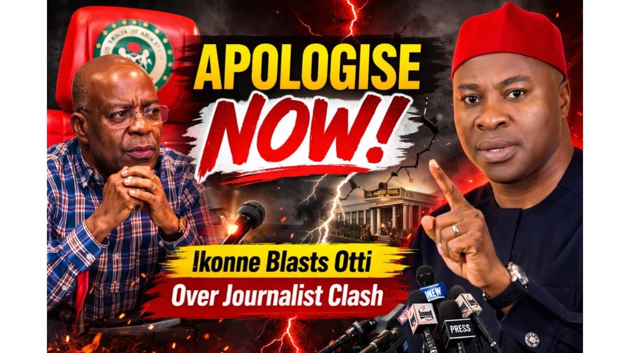 Otti Must Apologise Now! Ikonne Blasts Abia Gov Over Clash With Journalist For Briefing