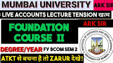 Ecology Ecosystem sustainable Development DegradationFoundation course sem2 fybcom Mumbai University