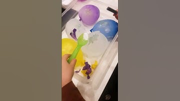 🦖How To Make Dinosaur Ice Eggs 🦕  Dinosaur activity for kids | #dinosaur #ice #egg #sensoryplay #diy