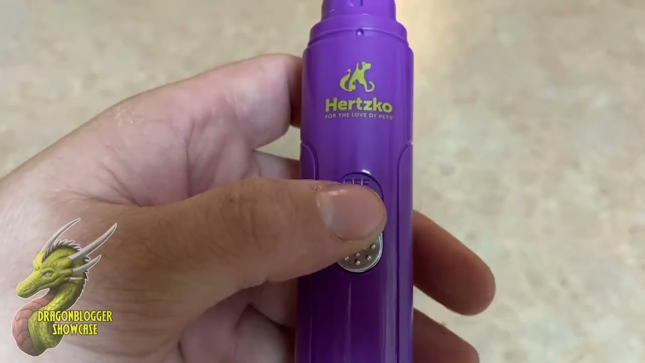 Showcasing Hertzko Pet Nail Grinder - YouTube