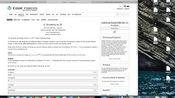 Codeforces Round #486 (Div. 3) Explanation - E) Divisibility by 25